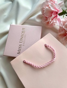 Torebka prezentowa różowa- OUTLET